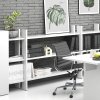 kancelarsky regal nizky dlouhy solid 1800 x 400 x 1075 mm bila 85836