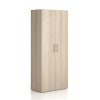 Kancelářská skříň vysoká SOLID, 800 x 400 x 1830 mm, dub přírodní
