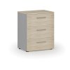 kancelarska komoda ke stolu primo gray 740 x 600 x 420 mm seda dub prirodni 86563