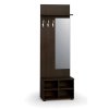 vesakova stena s botnikem a zrcadlem primo wood 3 hacky police wenge 114723
