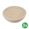 Ošatka kulatá, ratan, průměr 25 cm, 3 ks
