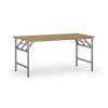 konferencni stul fast ready 160x80 cm sedostribrna podnoz buk 93745