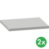 pridavna police ke kovovym skrinim 450 x 400 mm seda 2 ks 139422