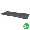 pridavna police k policovym skrinim metal 950 x 400 mm tmave seda 2 ks 131891