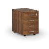 kancelarsky mobilni kontejner solid 4 zasuvky orech 80050
