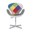 Otočné patchwork křeslo WING II
