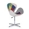 Otočné patchwork křeslo WING II