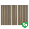 dreveny akusticky panel 2400 x 600 mm b2bp007 baleni 5 ks orech 119048