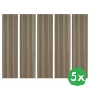 dreveny akusticky panel 2400 x 600 mm baleni 5 ks orech 119048