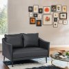 kozena sedaci souprava patty dvoumistna cerna 115184