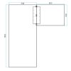 rohovy vyskove nastavitelny stul 180x160 cm 3 motory l p seda podnoz grafit 107630