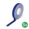 protiskluzova paska jemne zrno 25 mm x 18 3 m baleni 5 ks modra 116699