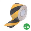protiskluzova paska hrube zrno 100 mm x 18 3 m baleni 5 ks cerno zluta 116736