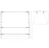 kancelarsky stul primo sigma 180x90 cm bila podnoz orech 119030
