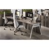 kancelarsky stul primo sigma 180x90 cm bila podnoz orech 106869