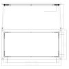 jednaci kancelarsky stul primo omega 180x90 cm seda podnoz orech 118953