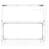 jednaci kancelarsky stul primo omega 200x90 cm bila podnoz orech 118967