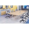 jednaci kancelarsky stul primo omega 200x90 cm bila podnoz seda 118972