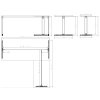 rohovy kancelarsky stul primo beta l 180x180 cm l p bila podnoz seda 118742