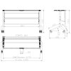 mobilni stul primo move 140x60 cm cerna podnoz buk 118887