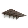 sklapeci stul na zed 120x60 cm nosnost 60 kg orech 113976