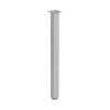 stolova noha 60x60 mm stribrna 121756