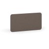 akusticky paravan na stul textilni povrch 80 x 40 cm hneda 116012