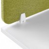 akusticky paravan na stul textilni povrch 180 x 40 cm zelena 115799