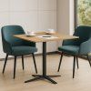 konferencni stolek aura 60x60 cm cerna podnoz orech 124218