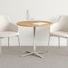 konferencni stolek aura prumer 60 cm chrom podnoz grafit 124212