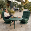 kovovy bistro stul vento prumer 80 cm pro venkovni pouziti zelena 148066