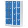 satni skrinka s uloznymi boxy na soklu 8 boxu 1920 x 600 x 500 mm cylindricky zamek cervene dvere 125774