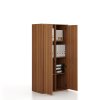 kancelarska skrin frame 2x dvere 872 x 450 x 1735 mm push lock orech 78759