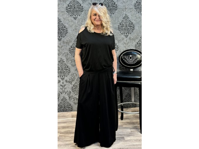 kalhoty Péťa černé