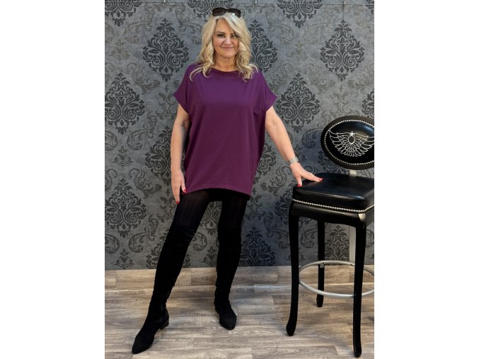 Tričko Jitka fialové