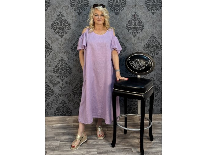ŠATY GABRIELA lila PLUS SIZE