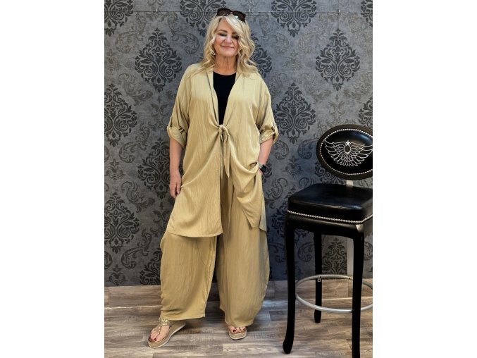 Kalhoty  HAMLET béžové