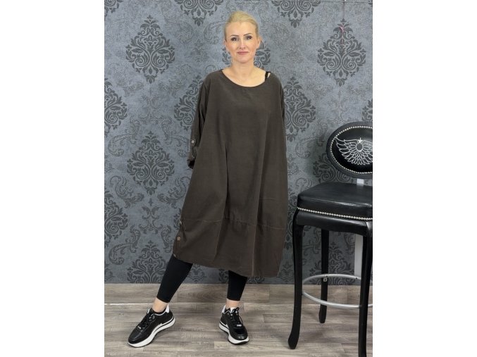 Šaty EMMA čokoládové