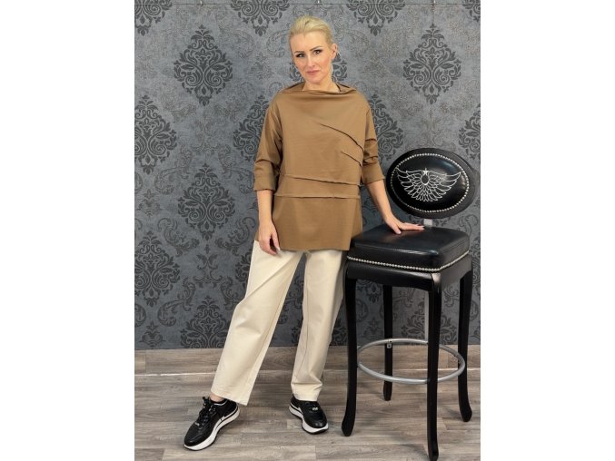 mikina FRANCOISE camel