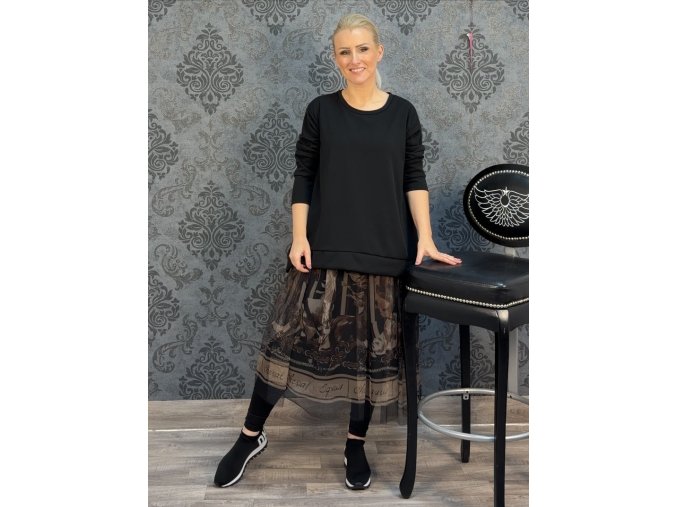 ŠATY LIGURIA černé