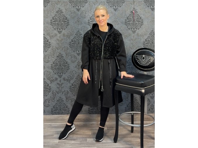 KABÁT STEFANO černý