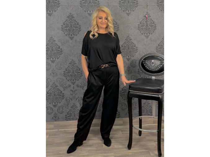 Kalhoty JACOPO černé