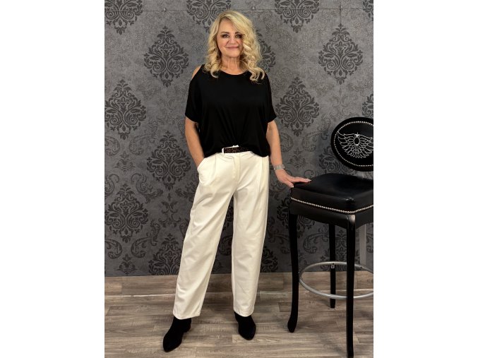 Kalhoty DAMIEN smetanové