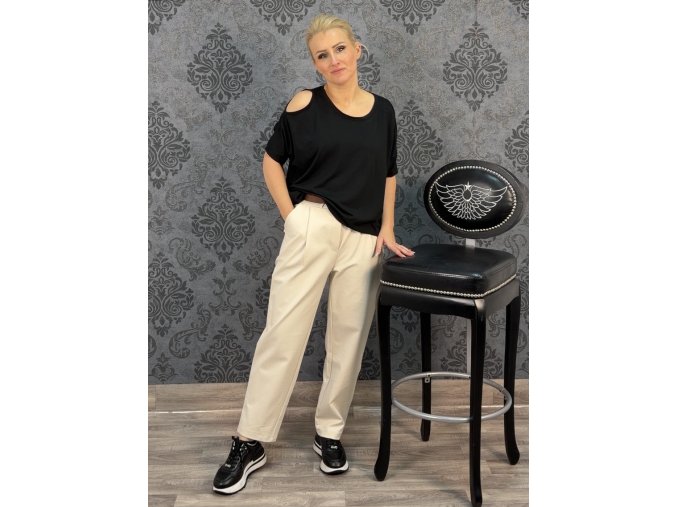 Kalhoty DAMIEN béžové