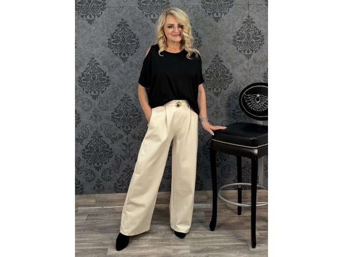 Kalhoty RICKY béžové