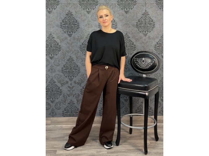 Kalhoty RICKY hnědé