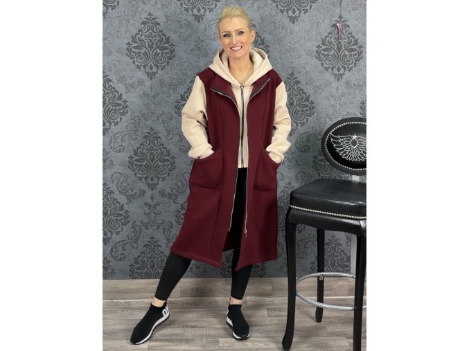 KABÁT DIEGO vínový