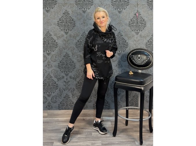 MIKINA ESTATO černá