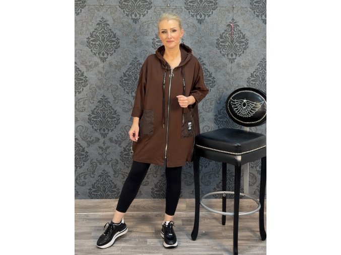 MIKINO KABÁT GINO hnědý