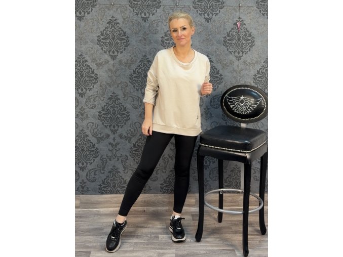 MIKINA BELAZZA béžová